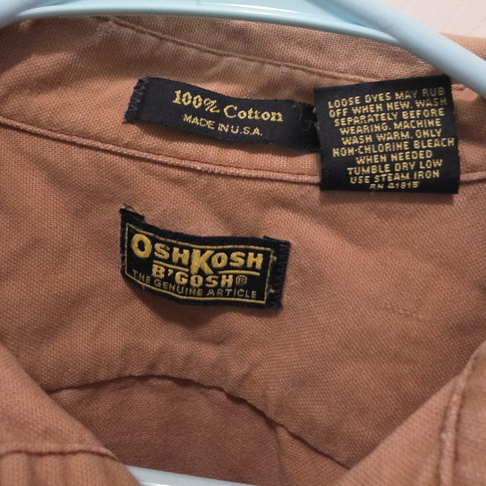 OshKosh B'gosh Men's Tan Shirt Jacket - Picture 2 of 6